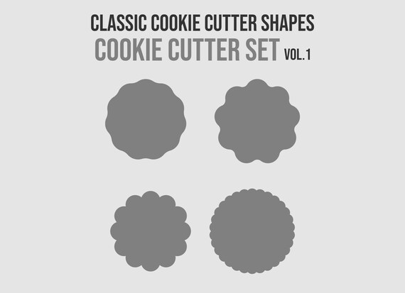 Classic Cookie Cutters Set - Set of 8