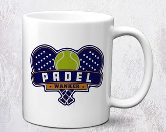 Padel Wanker Mug | Gifts For Padel Players