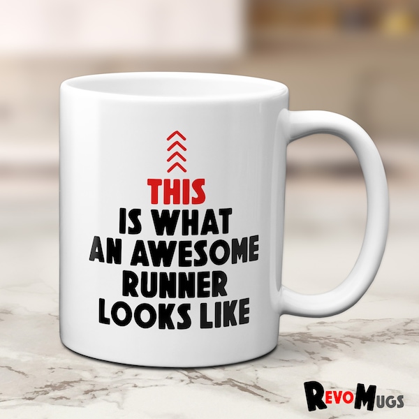 This Is What An Awesome Runner Looks Like Mug  | Running Gift Mug