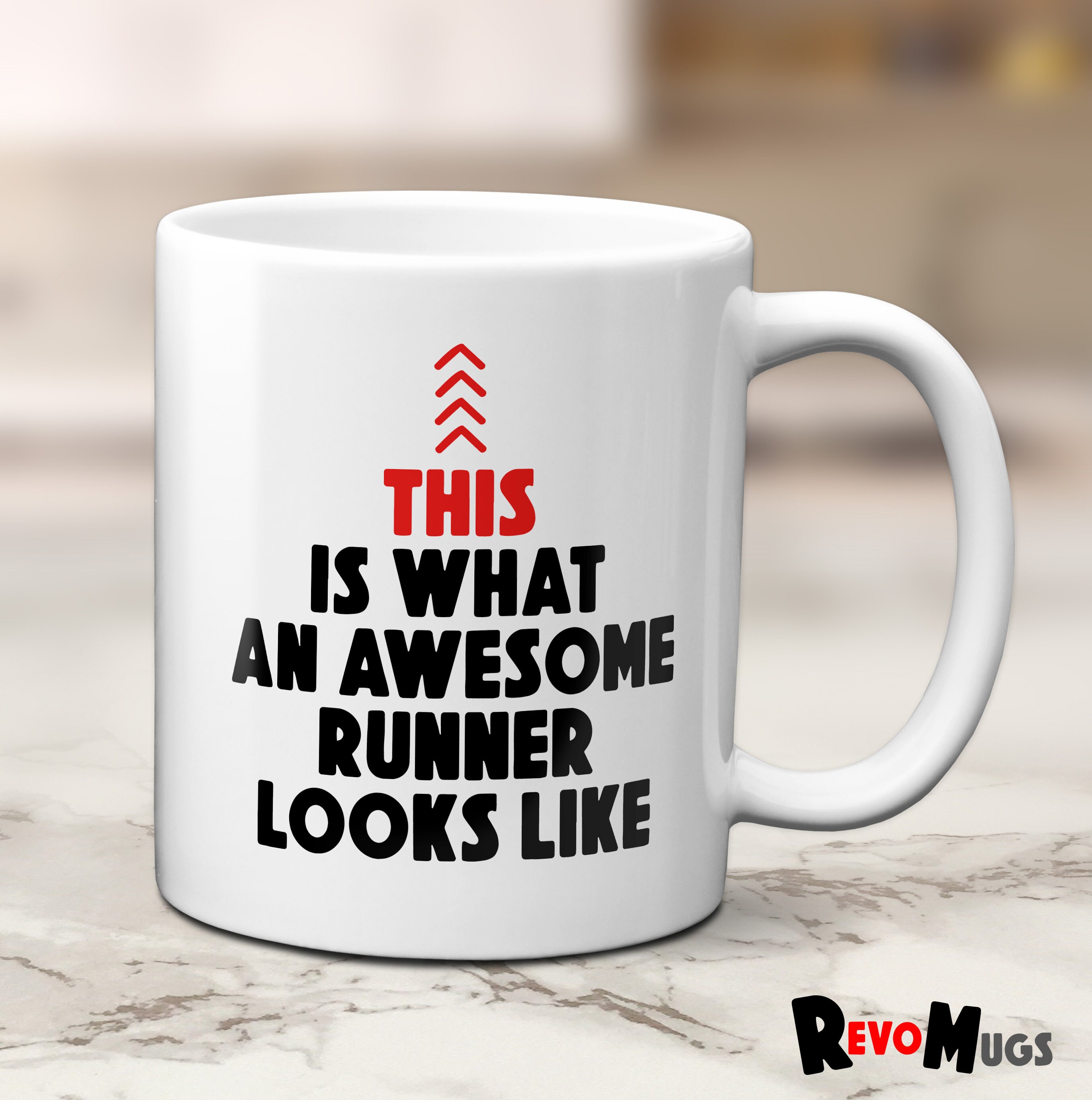 Voici à quoi ressemble un coureur génial Mug | Tasse cadeau de course à pied