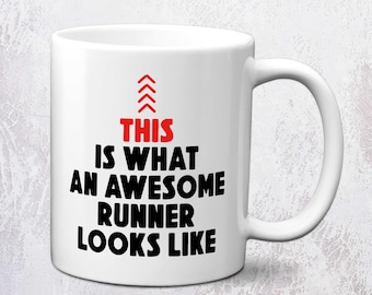 Así es como luce un corredor increíble Taza / Taza de regalo para correr