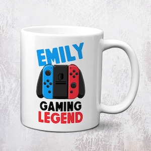Personalised Gaming Legend Gaming Mug | Gamer Gift