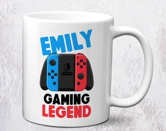Personalised Gaming Legend Gaming Mug | Gamer Gift