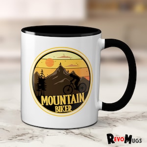 Mountain Bike Mug | MTB Gift | 11oz Ceramic Mug