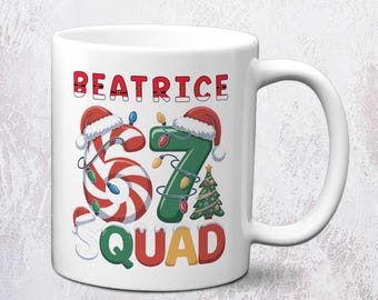 Personalised Six Seven Squard Mug | 6 7 Mug | Stocking Filler Gifts