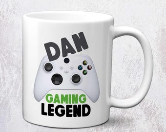 Personalised Gaming Legend Mug | Custom Gamer Gift
