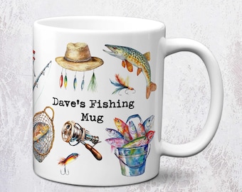 Personalised Fishing Mug | Fisherman Gifts