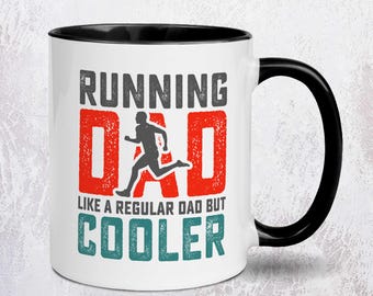 Running Dad Like A Regular Dad But Cooler Mug | Running Gift Mug
