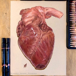Heart drawing (original)
