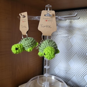 Crochet Turtle Keychain