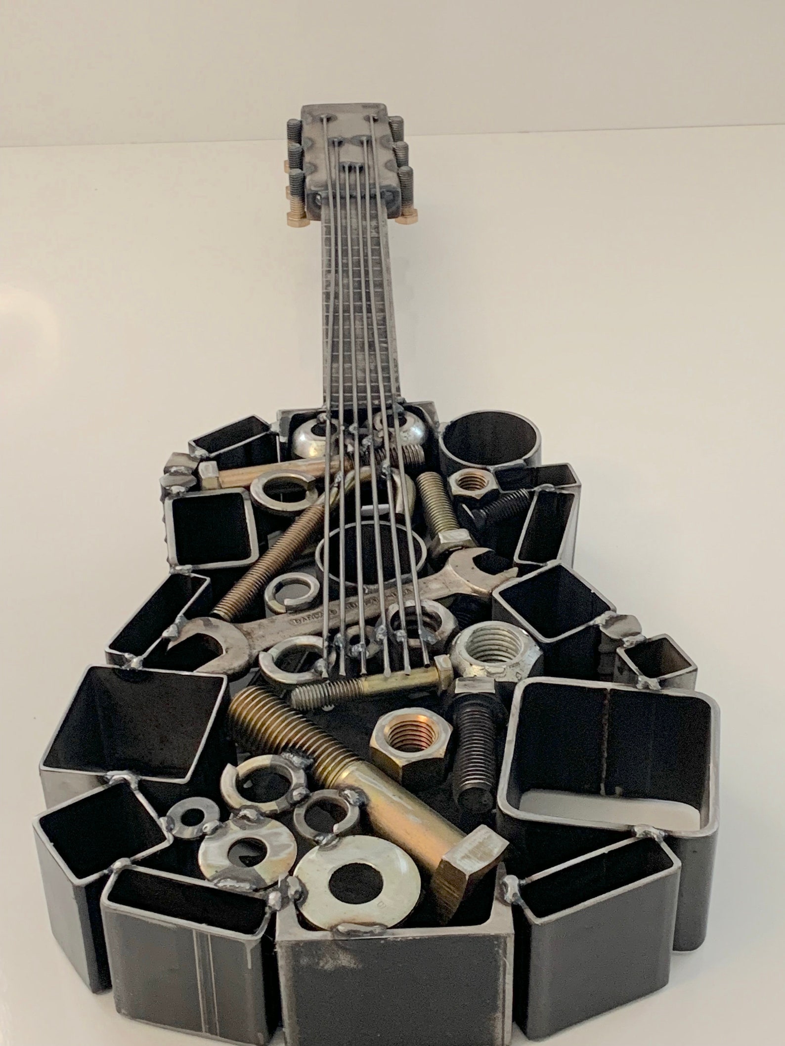 Custom Metal Guitar Sculpture Etsy