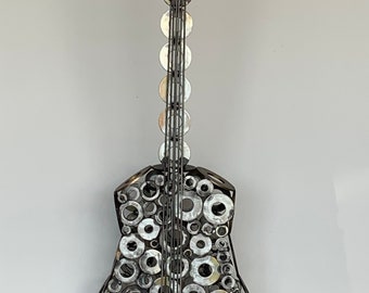 Custom Industrial Metal Guitar