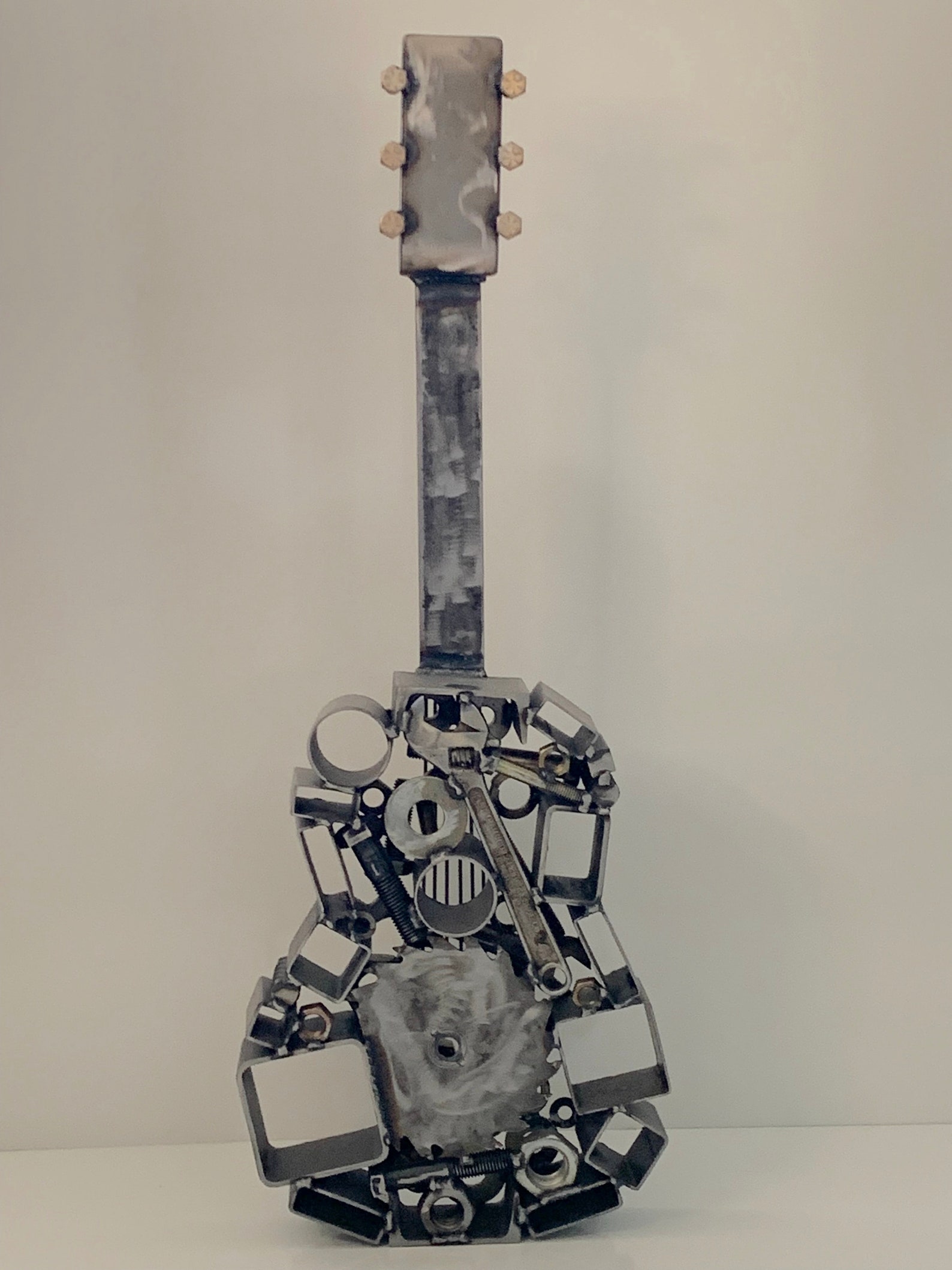 Custom Metal Guitar Sculpture Etsy
