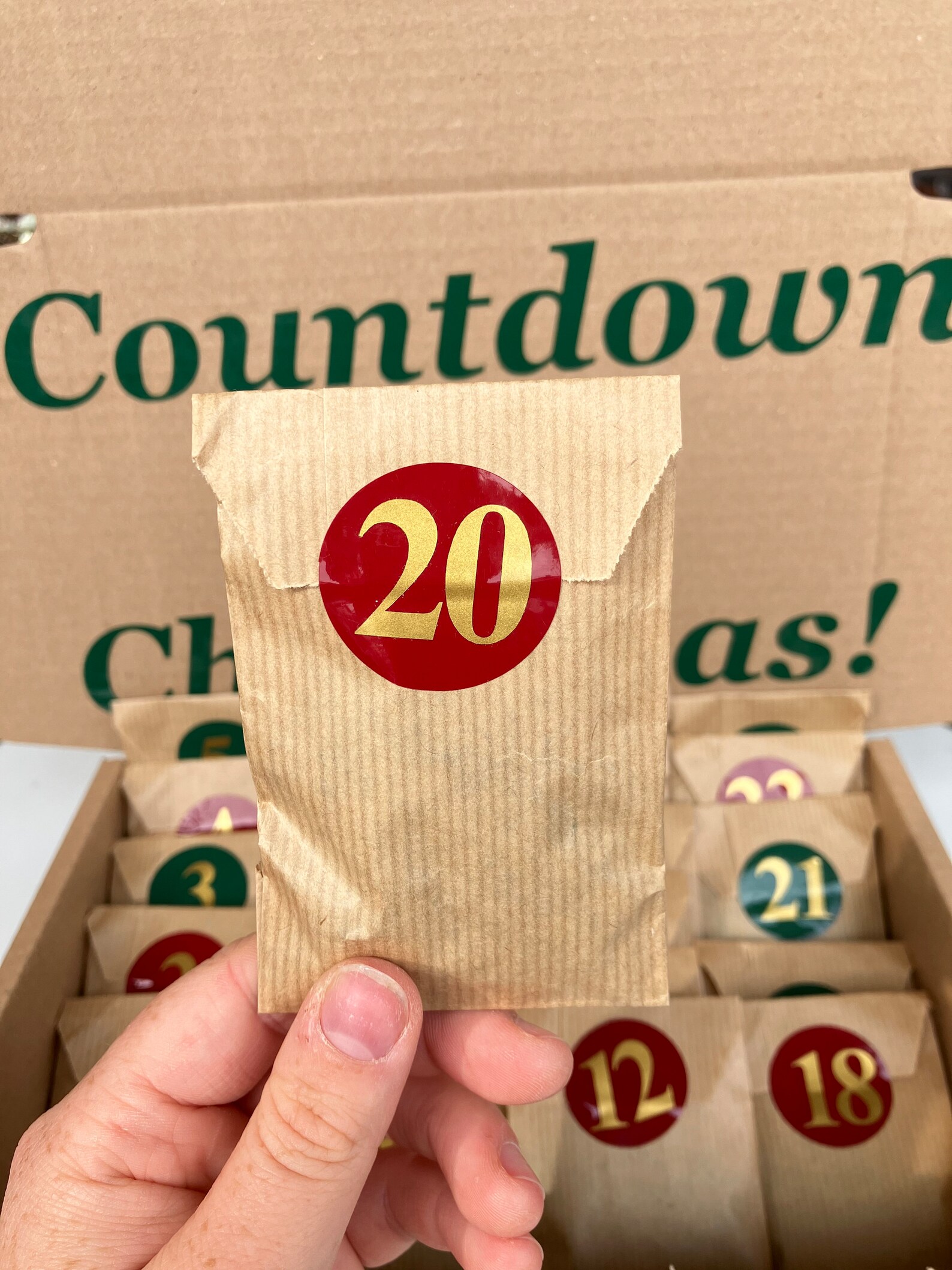 Sweet Filled Advent Calendar Christmas Advent Calendar Sweet Advent