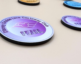 Handmade Disney Cruise Line Castaway Club Member magnet - Two Sizes Available