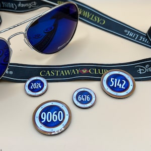 Handmade Personalized Disney Cruise Line Stateroom Door Number Magnet - Two Sizes Available
