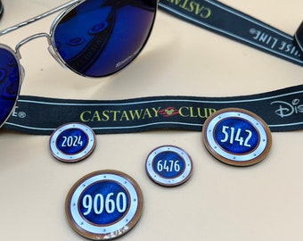 Personalized Disney Cruise Line Stateroom Door Number Magnet - Custom Sizes Available - Order Now