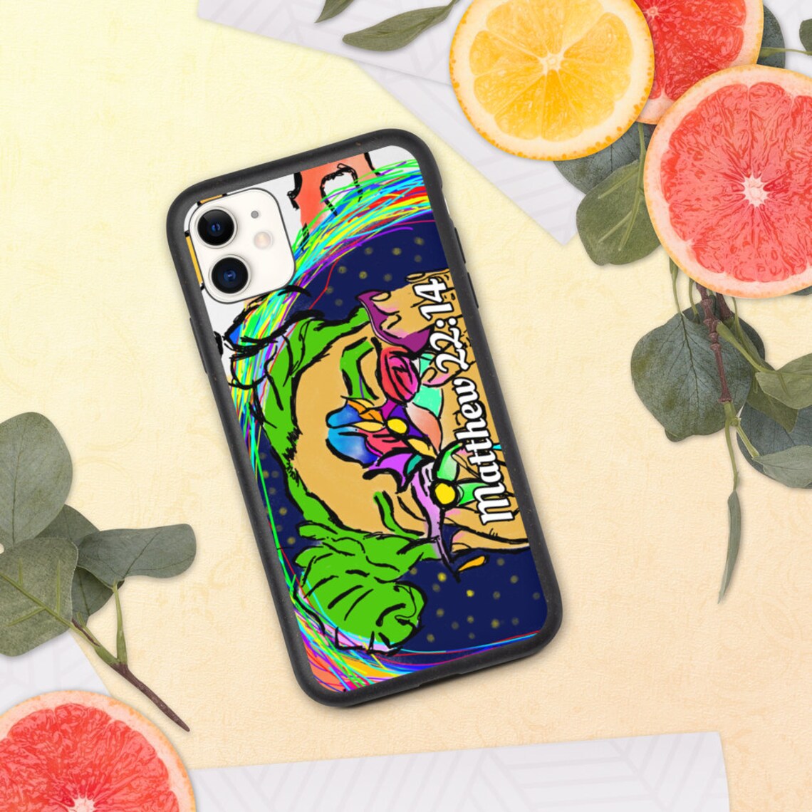 Wallflower Biodegradable phone case Etsy