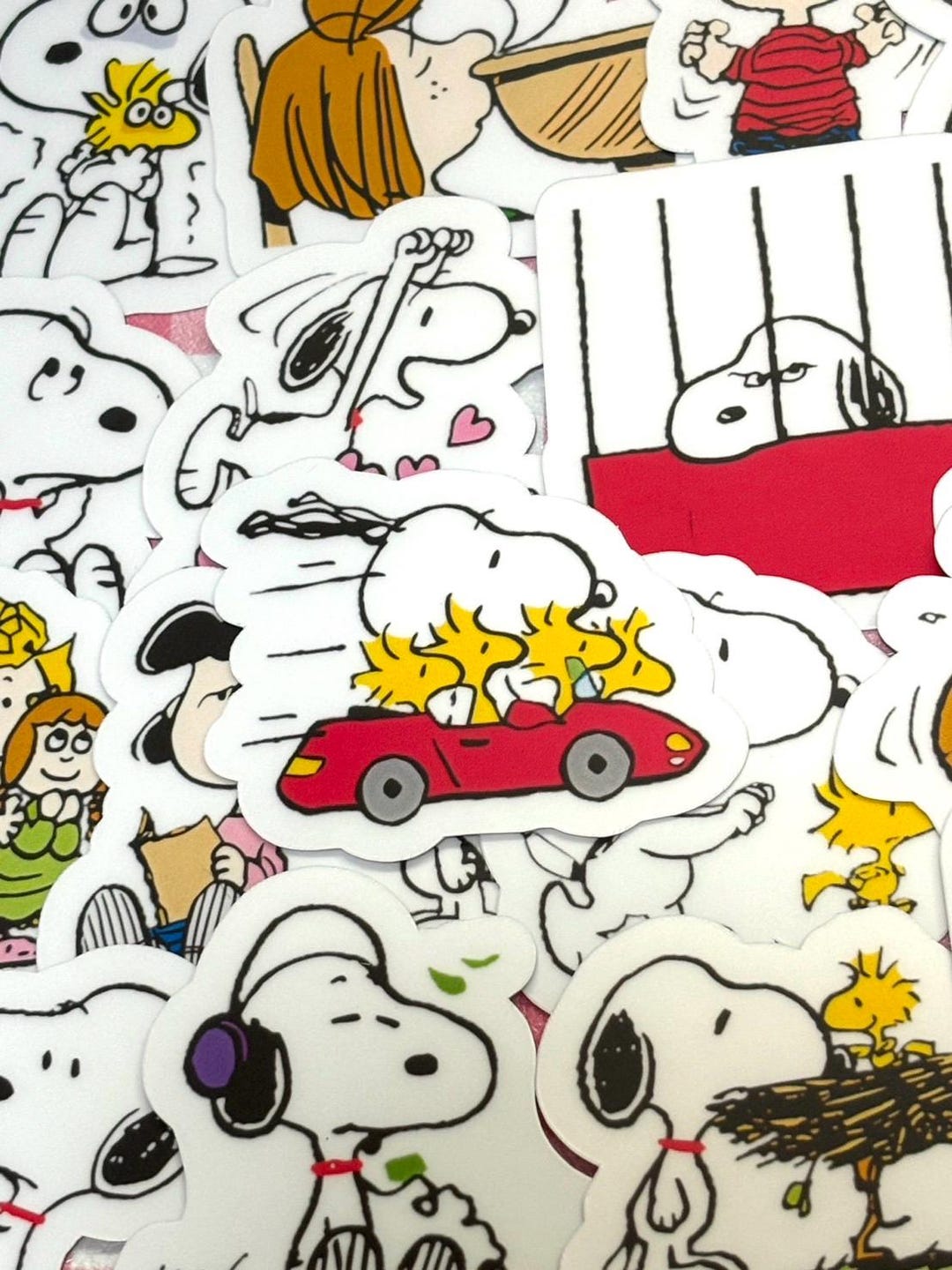 Snoopy Pool Sticker Snoopy 8, 24 Pcs, Stickers, Waterproof, Japan, Kawaii, Collection ...