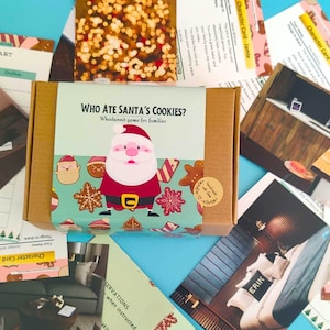 Family Whodunnit Mystery (Level 1/5) | Who Ate Santa&#39;s Cookies? | 4 players | Physical