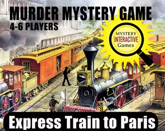 1910年代の殺人ミステリーゲーム | パリ行き急行列車 | 4～6人用（男女問わず）