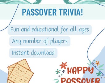 Passover Trivia - Digital