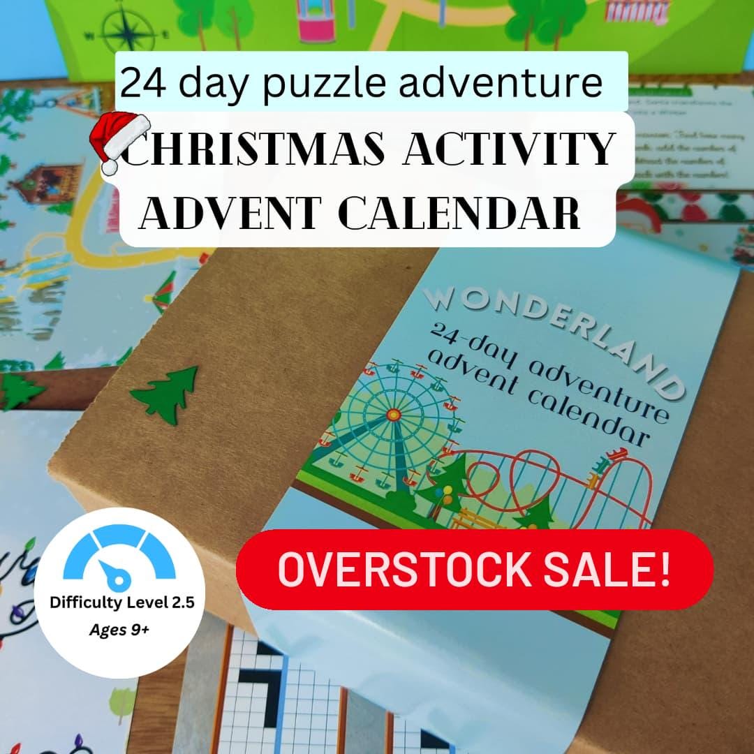 Wonderland Tween Advent Calendar Puzzle Game 24day Adventure for