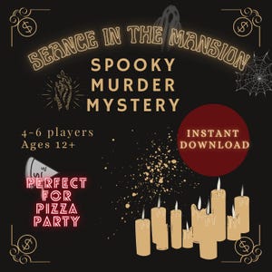 Murder Mystery for 1-6 players | Séance in the Mansion