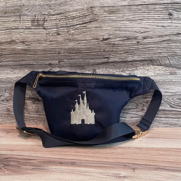 Disney Castle Inspired Nylon Fanny Pack
