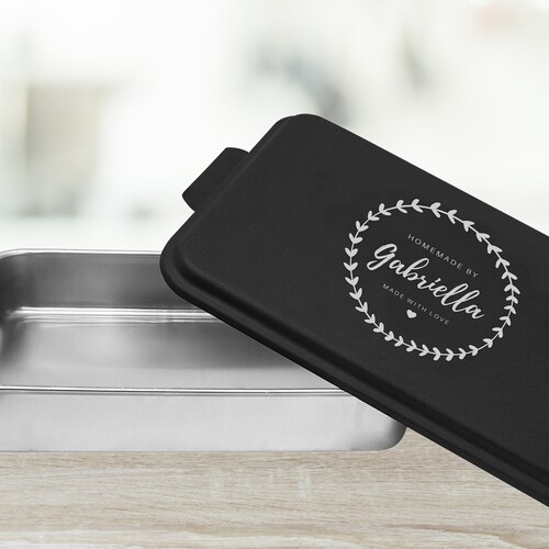 Personalized Aluminum Baking Pan With Lid. Your Name Kitchen - Etsy