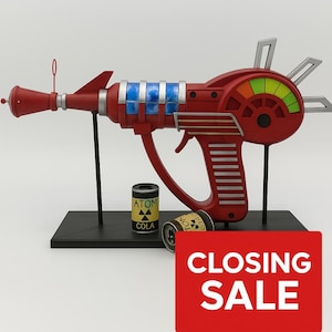 Zombies Ray Gun | Hand-Painted | High-Quality Printing | With Battery | Ray Gun MK I | Zombies Cosplay Weapon | Fully Painted Ray Gun