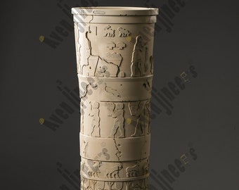 Warka Vase, Uruk Vase 1:1 Replica 1 Meter Long Sumerian Art
