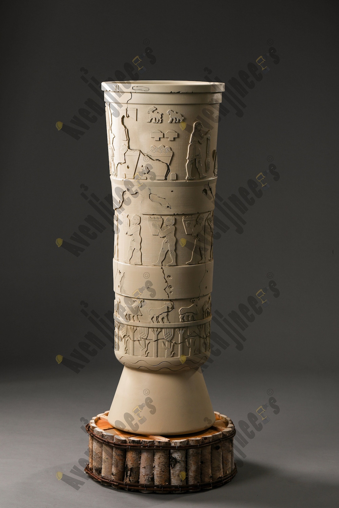 Buy Warka Vase Uruk Vase 11 Replica 1 Meter Long Sumerian Art Online