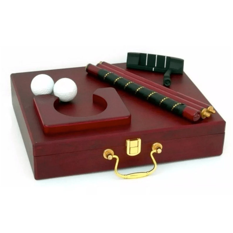 Executive Golf Putting Set/ Indoor executive gift office Mini Golf Set/ Portable / Mini office putting set/ Golf Game Free Shipping image 4