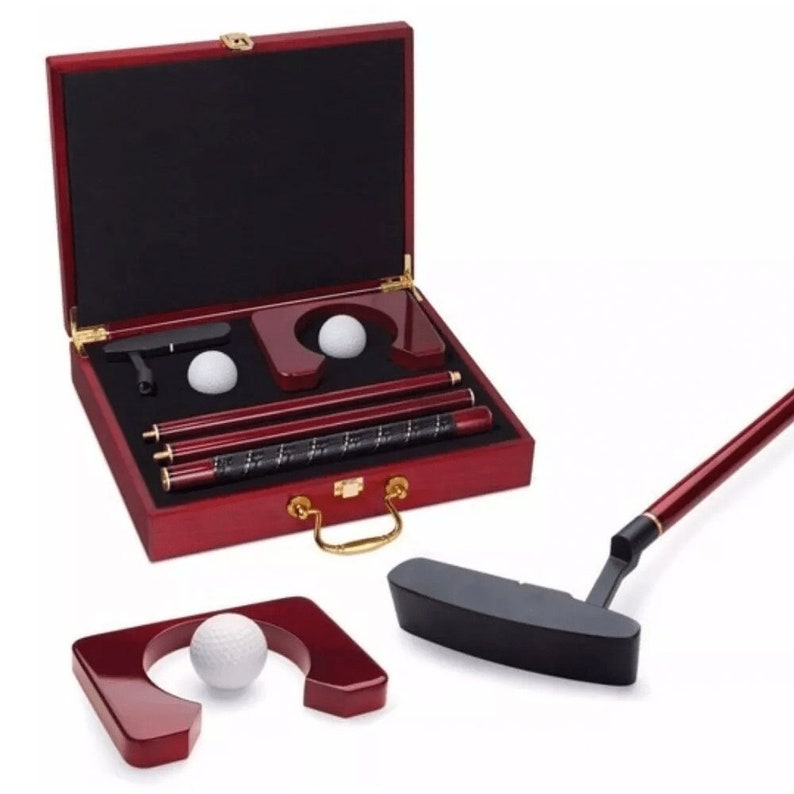 Executive Golf Putting Set/ Indoor executive gift office Mini Golf Set/ Portable / Mini office putting set/ Golf Game Free Shipping image 1