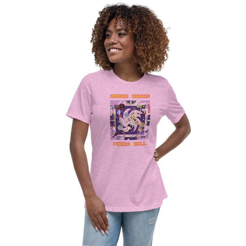 PIZZA ROLL Women's Relaxed T-Shirt image 1