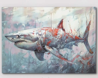 オリジナル絵画 - 「本能」 30x40インチ キャンバスに描かれたアクリル