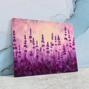 Lavender Botanical Art | Serene Floral Decor | Nature-Inspired Wall Art