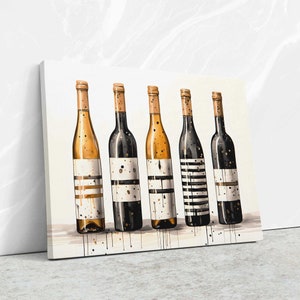 Wino Art Print: Wine Painting for Lovers | Kitchen & Bar Decor