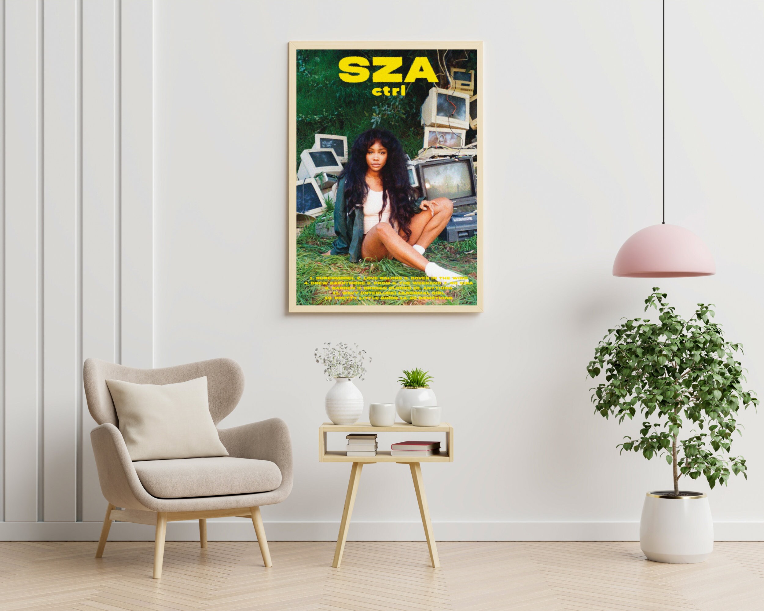  Sza Sos Album Cover Poster Wall Decor Canvas Art Wall Art  Poster Scroll Canvas Painting Picture Living Room Decor Home  Framed/Unframed 12x18inch(30x45cm): Posters & Prints