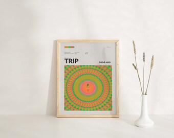 【額縁付き】jhene aiko trip ジャネーアイコ A2ポスター 額縁付き】jhene aiko trip ジャネーアイコ A2ポスター Jhené