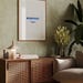MANIFEST Blue Typography You Are so Lucky Poster Trendy Affirmation Wall Art Digital Download - Etsy