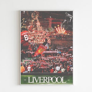 Liverpool FC Poster Digital Download | Premier League Football Soccer Print