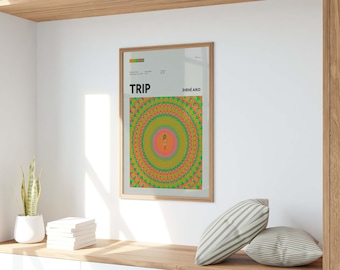 Jhené Aiko Trip Album Art Poster - Home Decor - Wall Art