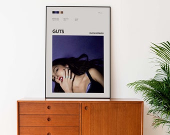GUTS Olivia Rodrigo Album Art Poster: Home Decor (Digital Download)