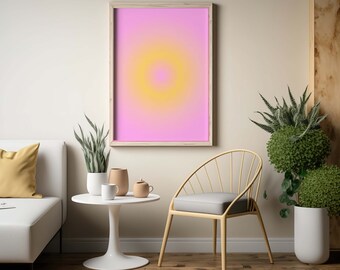Bunter Farbverlauf: Abstrakte Aura Kunst (Digitaler Download)