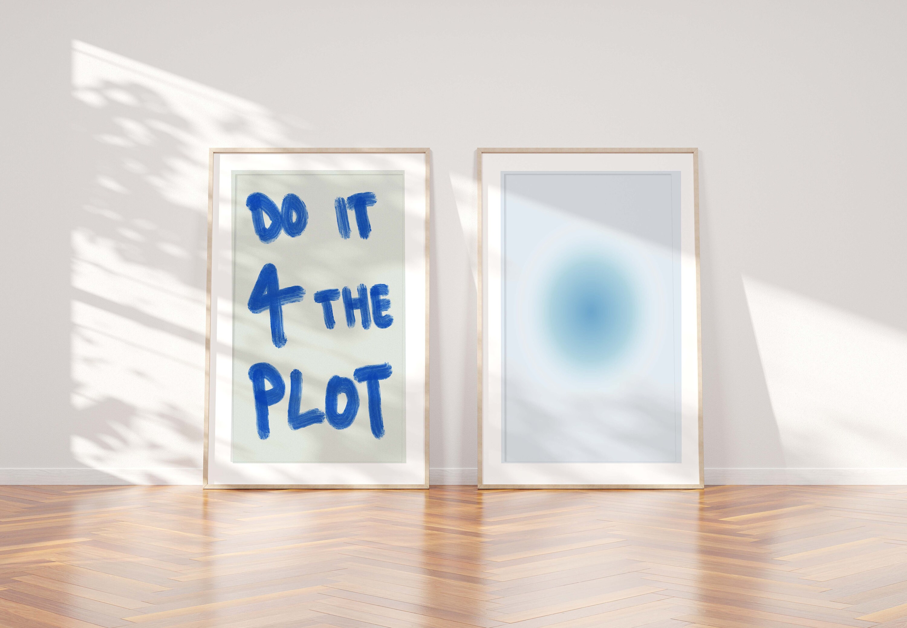 Do It for the Plot Set of 2 Aesthetic Positive Affirmation Posters ...