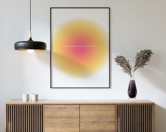 Aura Gradient Art Print: poster Good Vibrations (digitale download)