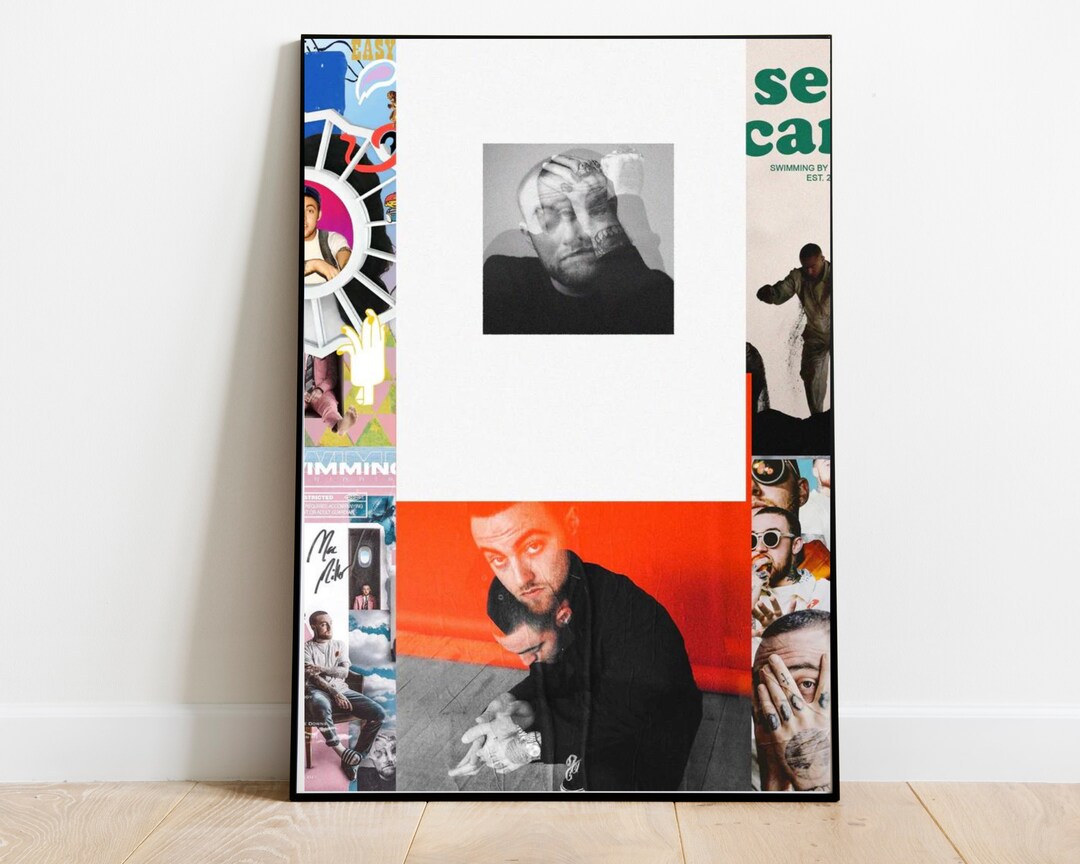 Mac Miller Album Poster, Mac Miller Album Bundle Print Digital Download