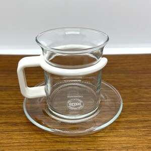 Bodum Glass Coffee Mugs and Cork Coasters - 4 Vintage Bodum Coffee Cups -  Bodum Tea Glass, Espresso…